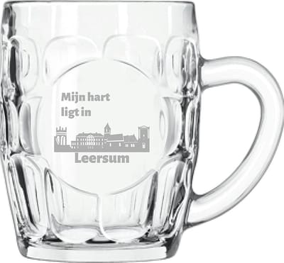 Gegraveerde Bierpul 55cl Leersum