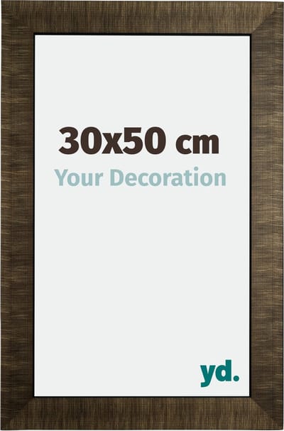 Your Decoration - Fotolijst 30x50 cm - Hout - Champagne Geborsteld - Leeds