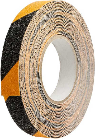25mm - Antislip Tape - Geel/Zwart - 18 Meter Op Rol