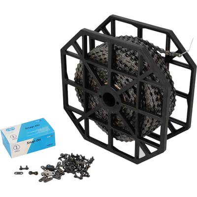 KMC Single-speed ketting - 50m rol - Bruin - Anti-drop ontwerp - Inclusief 40 verbindingsschakels