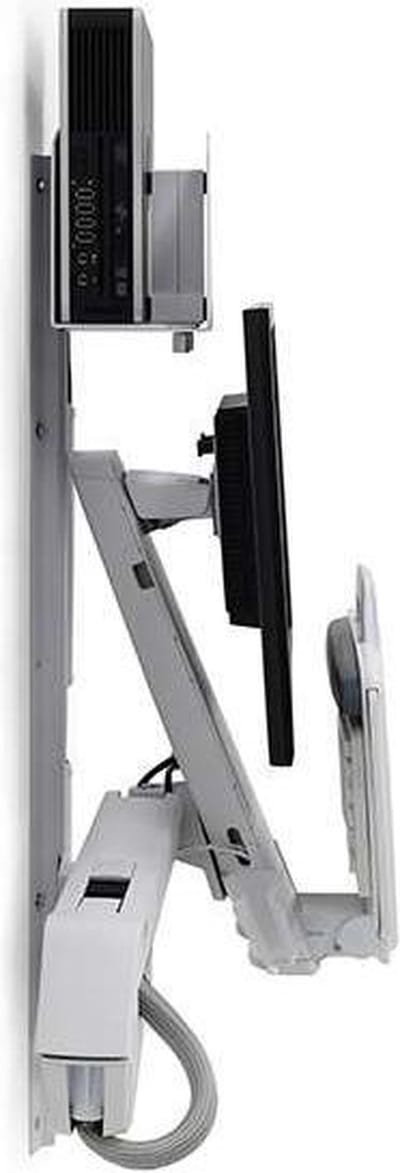 Ergotron StyleView Sit-Stand Combo System with Small CPU Holder