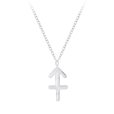 zilveren sterrenbeeld ketting boogschutter | zodiac sign sagittarius ketting dames | Zilverana | sieraden vrouw | Sterling 925 Silver