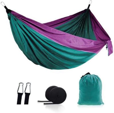 Hangmat - Dubbele stoel - Outdoor recreatie - Ultralicht nylon - 270 x 140 cm - Kleur 22