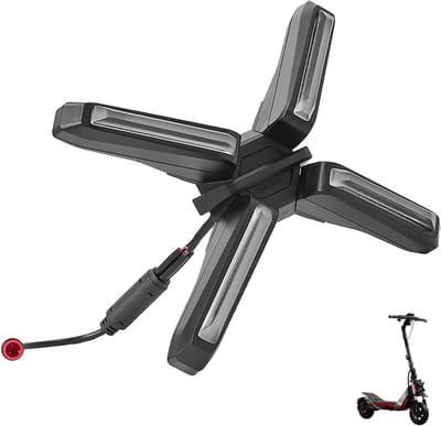 Superheldere 4W X-vormige koplamp voor Ninebot ZT3/ZT3 Pro, ideaal als voorlamp en dagrijverlichting, accessoires voor optimale zichtbaarheid