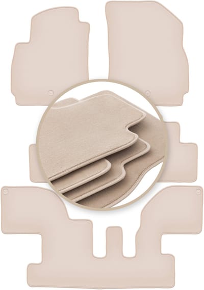 PREMIUM beige vloermatten voor: Chevrolet Orlando I minivan 2010-2018