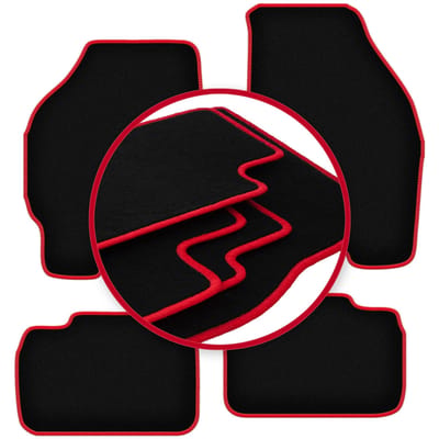 CARLUX-RED automatten voor: Fiat Punto II hatchback (1999-2010)