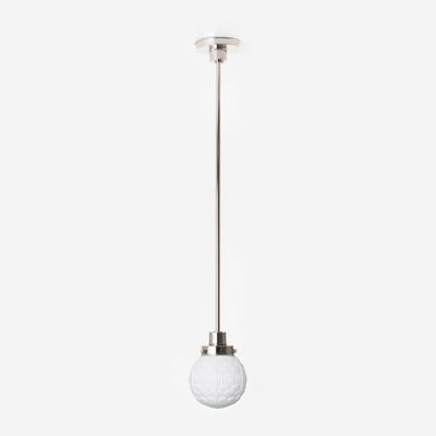 Hanglamp Arcade 20's Nikkel - Art Deco Trade