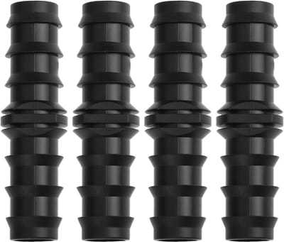 Dailygoods- Connector 20mm - Rechte Connector - PE Pijp - Luchtslang - Afdichting - Geschikt voor Irrigatie - Slangconnector
