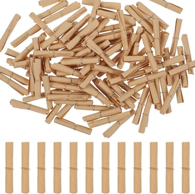 Set van 100 Vintage Mini Papieren Rollen voor Creatief Schrijven, Geluksrollen, Tombola en Feestjes, Perfect voor Verjaardagen en Valentijnsdag