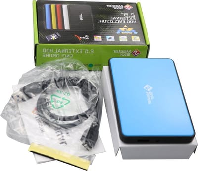 Externe Harde Schijf - Draagbare Opslag - Bestanden Opslaan - Supersnelle USB 3.0 - 500 GB - Blauw