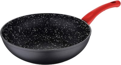 Wokpan San Ignacio Zwart Aluminium black Gehard aluminium (Ø 26 cm)