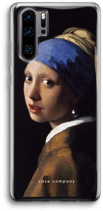 Case Company® - Hoesje geschikt voor Huawei P30 Pro hoesje - The Pearl Earring - Soft Cover Telefoonhoesje - Bescherming aan alle Kanten en Schermrand