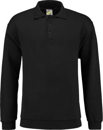 Lemon & Soda L&s Sweater Polo For Him Black Mt. S