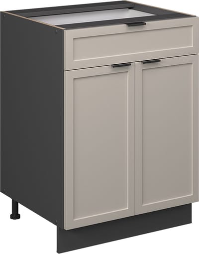 Vicco Fame-Line Keukenonderkast – 60 cm met lade, zonder werkblad GrijsBeige