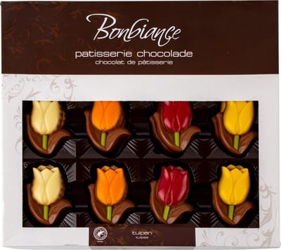Bonbiance Tulpen melkchocolade - Doos 540 gram