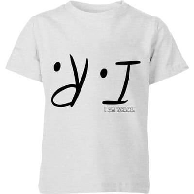 I Am Weasel I.R. Kids' T-Shirt - Grey - 98/104 (3-4 jaar)