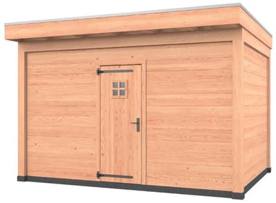 Douglas overkapping, 400 x 300, met schuur, Westwood Comfort Premium