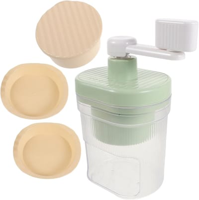 Handmatige Ijscrusher - Geschaafde Ijsmachine - Koude Dranken Maken - Geruisloze Werking - 23 x 12.5 cm - Meerkleurig
