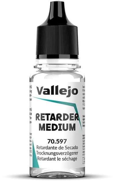 Vallejo Hobbyverf - 70597 Retarder Medium (17 ml) Verdunner - 17 ml