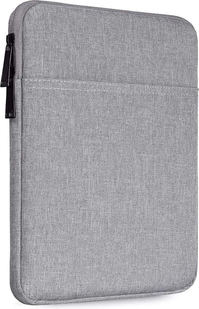 DrPhone S06 10.5 inch Sleeve - Tablethoes – Pouchbag - Geschikt voor tablet en laptop - Zilver