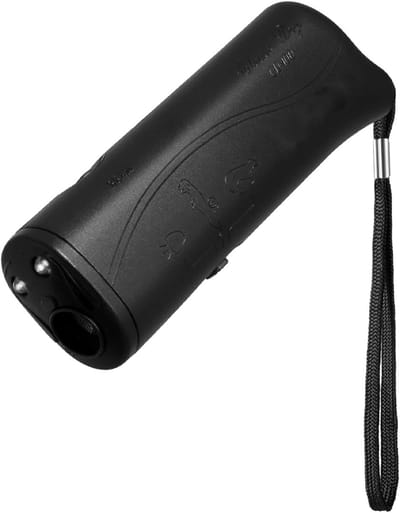 OUYLAF Ultrasone Anti Blaf Apparaat - 3-in-1 Anti Blaf Apparaat - Hondentrainer - Alternatief Anti Blafband - Diervriendelijk & Zonder Schok - Flashlight - Voor Alle Honden