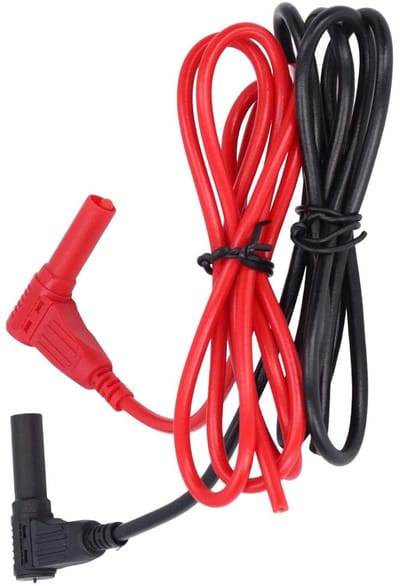 Meetsnoerenset Bananenstekker - Elektrische testkabels - Elektrisch testen - Duurzaam PA en messing - 4 mm 32A/1000V - Rood en Zwart
