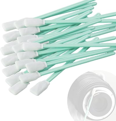 Reinigingsstaafjes Katoen - Steriele Swabs - Precisie Reiniging - Rechthoekige Lange Vorm - 50 Stuks