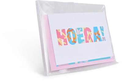 Hieperdepiep Hoera - Kaartsenset inclusief confetti