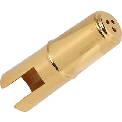 Saxofoon Mondstuk Beschermkap Sax Klarinet Mondstuk Hoes Metaal Instrument Accessoire Tenor beige