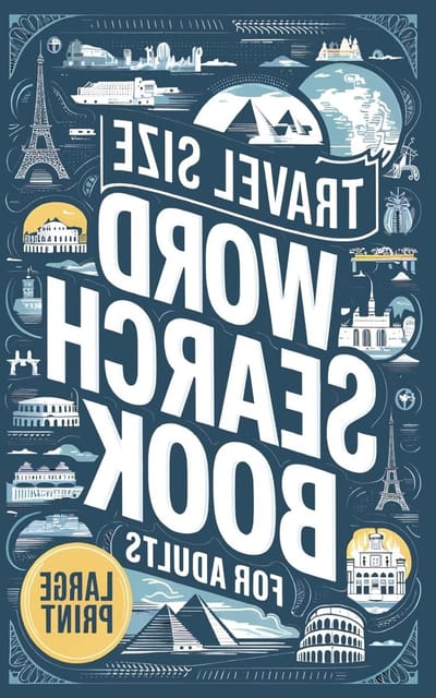 Woordzoekboek Volwassenen - Puzzelboek Reizen - Ontspanning Onderweg - Grote Letters - 12.7 x 20.32 cm - Niet gespecificeerd