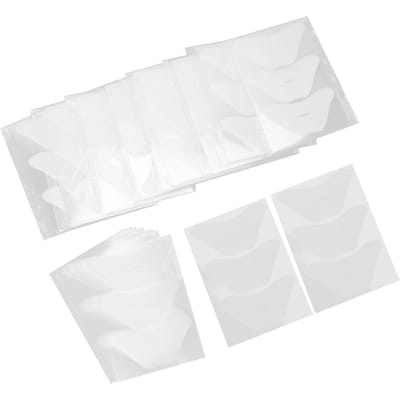 100 Vel Microporeuze Mondtape Plakkerige PE Microporeuze Mondsticker voor Kinderen Volwassenen Transparant white