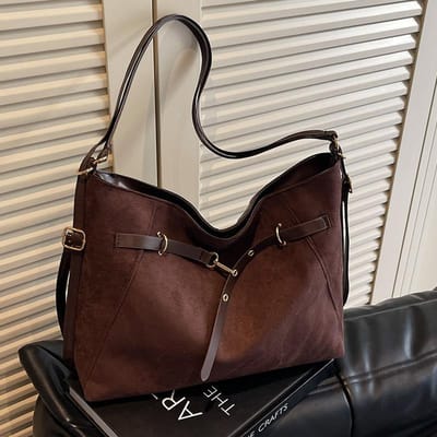 Nieuwe High-end High-end Tas van Gematteerd Leer In de Winter  Modieuze en Veelzijdige Dames Modieuze Tote Bag Casual Crossbody Tas black