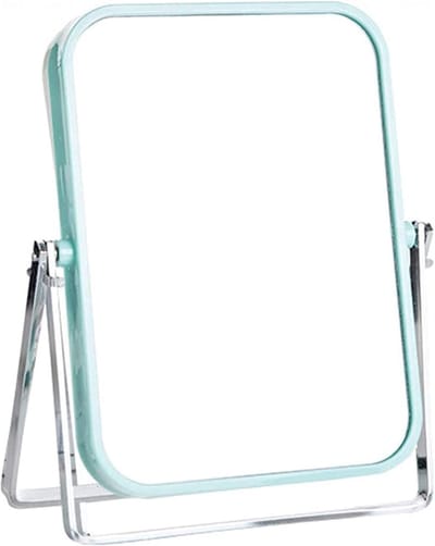 Tafel Make-up Spiegel - Vouwspiegel Vanity - Dagelijks Gebruik - HD Dubbelzijdig - 156 x 197 cm - Blauw