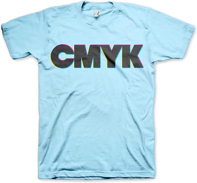 Hybris CMYK-T-shirt Skyblue