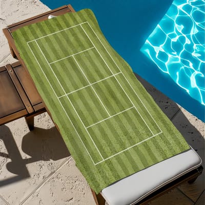W-Wimbledon-n Handdoek Groot Sneldrogend Microvezel zacht Strandhanddoek voor Reizen Fitness Sauna Baden Kamperen W100*H170(CM)