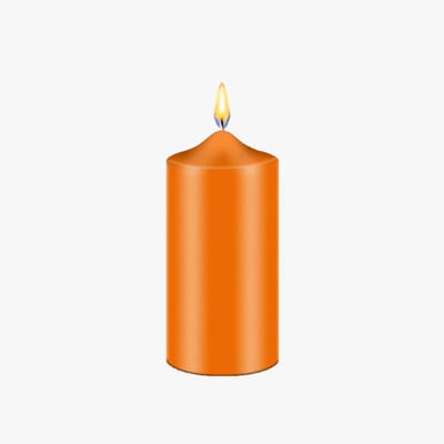 Neon Oranje kaars kleurstof - Bekro 457 - 50 gr