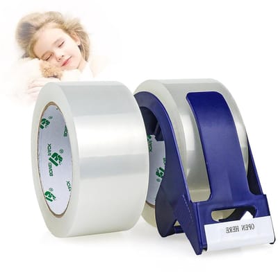 Transparante Plakband Set van 2 - Geluidsloze Verpakkingstape voor Verhuizen, Verzenden en Opslag - 48 mm x 66 m Rollen voor Dozen en Pakketjes