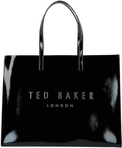 Ted Baker schoudertas Crikon Crinkle Icon Bag Black zwart
