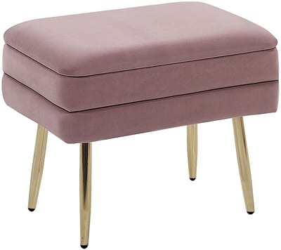 ODESSA - Hocker - Roze - Fluweel