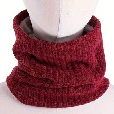Nivard Nekwarmer - Heren - Dames - Fleece - Motor - Bandana - Masker - Colsjaal - Winter - Sjaal - Gewatteerd - Winter - Winddicht - Rood