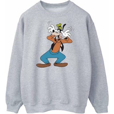Disney Heren Gek Goofy Sweatshirt (Sportgrijs)