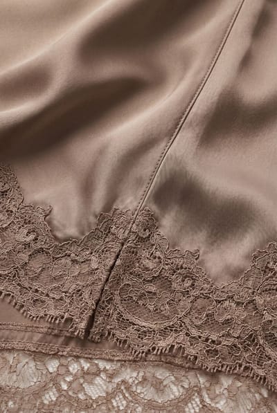 Notre-V Nv-herlinde Tops & T-shirts Dames - Shirt - Taupe - Maat L