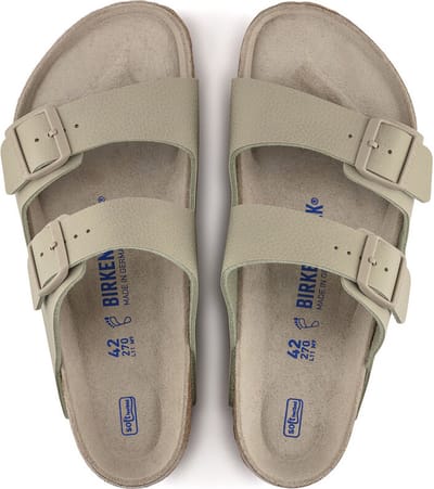 Birkenstock Arizona- Desert Soil Faded Khaki SFB - Narrow - maat 45
