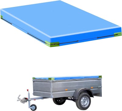 Vlak Dekzeil voor Aanhangwagen - 160 x 115 x 7,5 cm - Verstevigd 420D PVC Materiaal