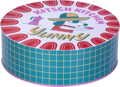 Kitsch Kitchen koekblik El Restaurante yummy dia 20x6.8cm