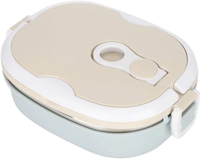 Dailygoods- Lunchbox Draagbaar - Geïsoleerd - 304 Roestvrij Staal - Voedselcontainer - 3 Laags - 2700ml