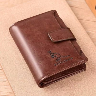 Portefeuille de luxe pour hommes Porte-monnaie Porte-cartes café