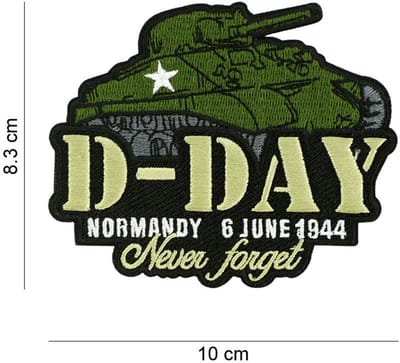Embleem stof D-Day Sherman