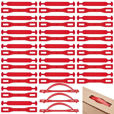Dailygoods- Doosgrepen 120 Sets - Verhuisbanden - Handgrepen - Vervangende Handvatten - Kartonnen Dozen - Hoogwaardig Kunststof