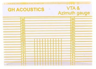 Dailygoods- Platenspeler - VTA/Azimut Aanpassingsliniaal - Acryl - 66 x 48 mm - Hoogwaardig - Duurzaam - Eenvoudig te bedienen - Grammofoon